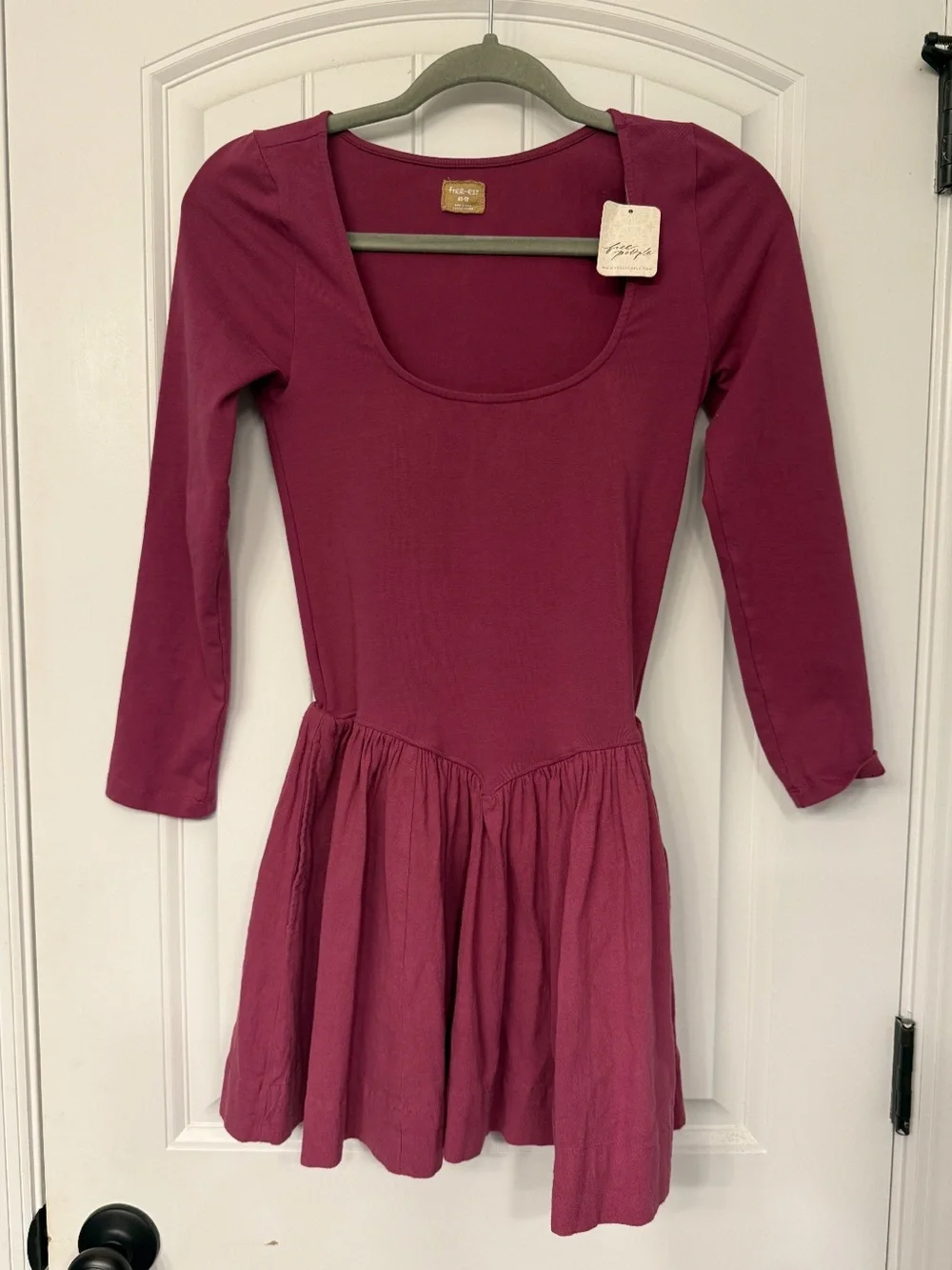 NEW Free People Onda Drop Waist Mini Dress